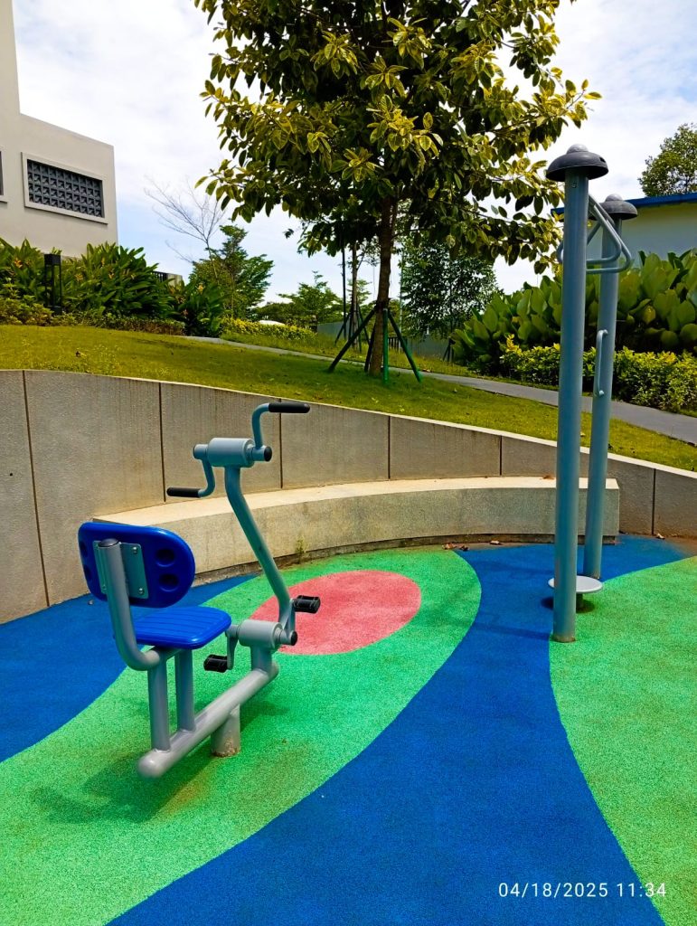infrastruktur playground premium international cluster tilia kawasan shila at sawangan